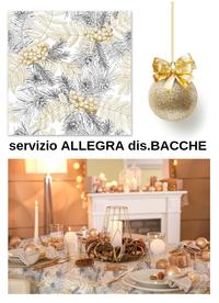 TOVAGLIA NATALE+6TOVLI TO2105N21ALLEGRA/2 Tellini S.r.l. Ingrosso Abbigliamento